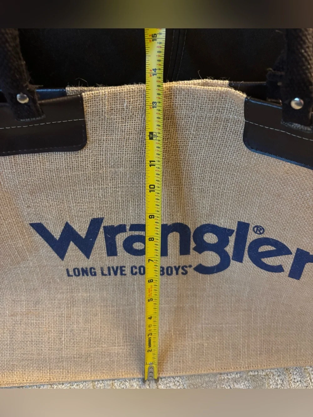 Wrangler Jute Tote Bag